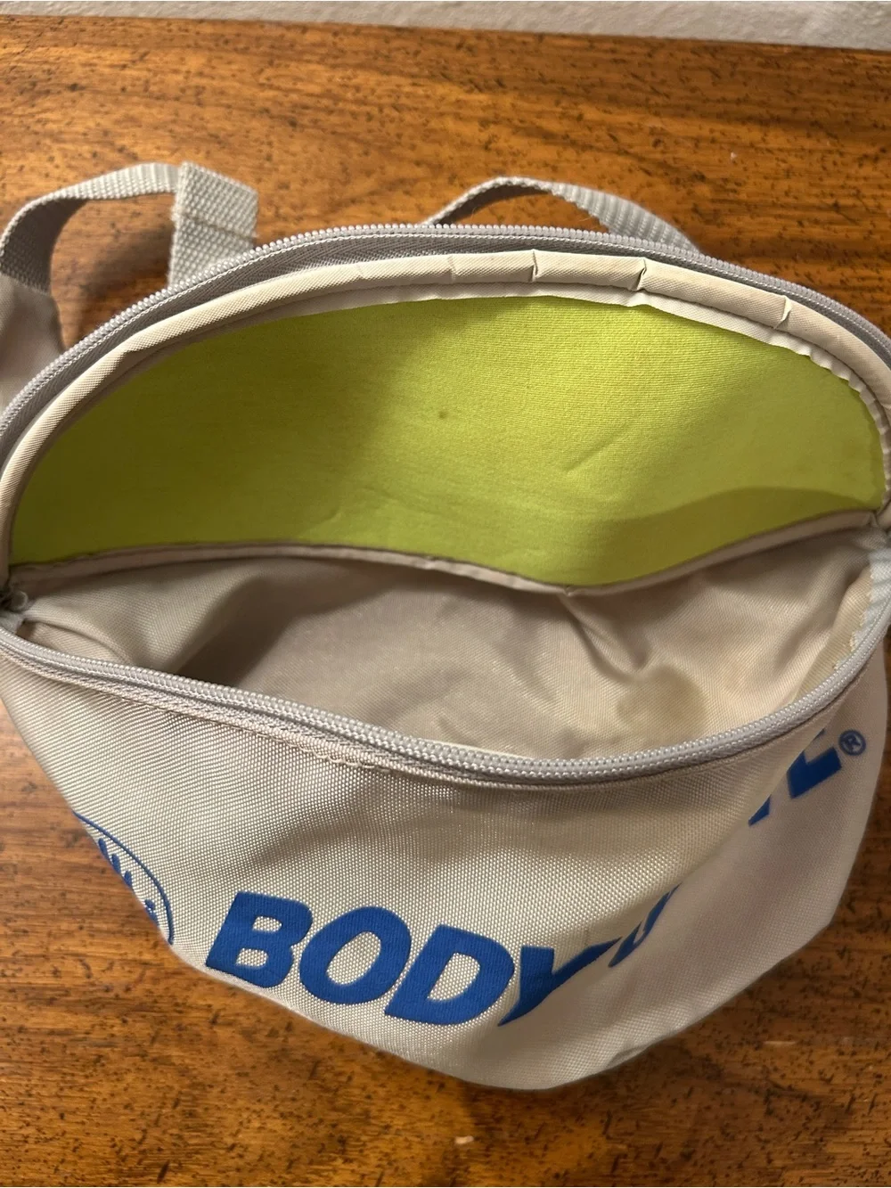 Vintage 80’s Body Glove Grey Fanny Pack with Blue Logo